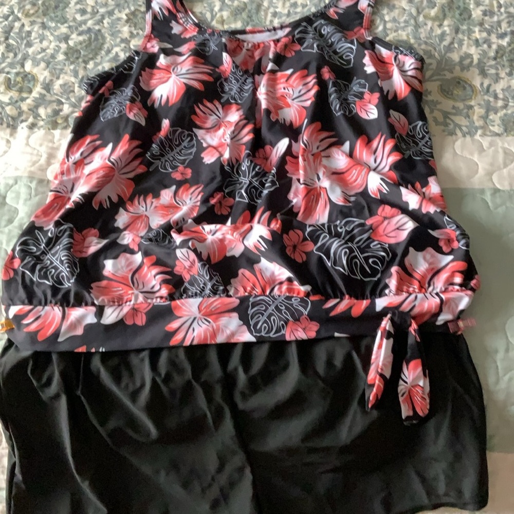 Floral swim suit